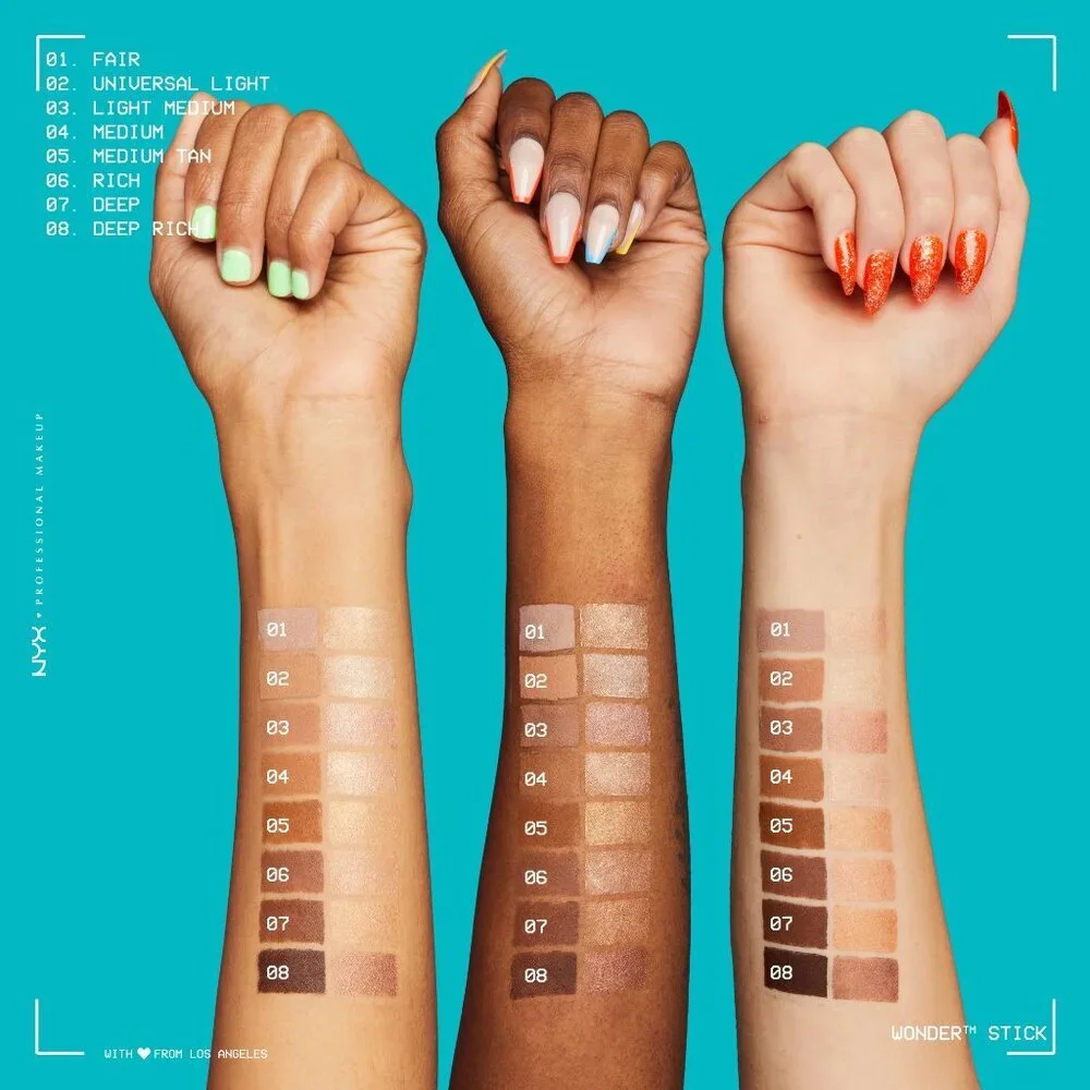 NYX Professional Makeup Wonder Stick 2-in-1 Highlight & Contour 04 Medium 0.28oz